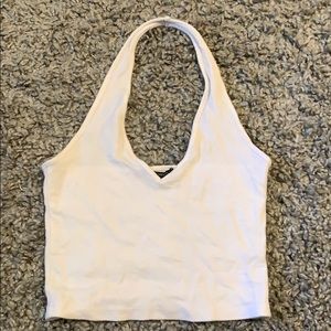 White Brandy Melville Halter top!